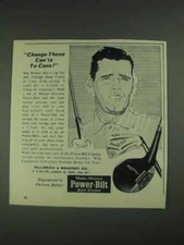 1967 Power-Bilt Golf Clubs Ad - Gay Brewer