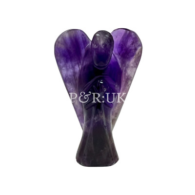 Amethyst Schutzengel Figur 2'' - Kristall für Frieden, Intuition & Schutz