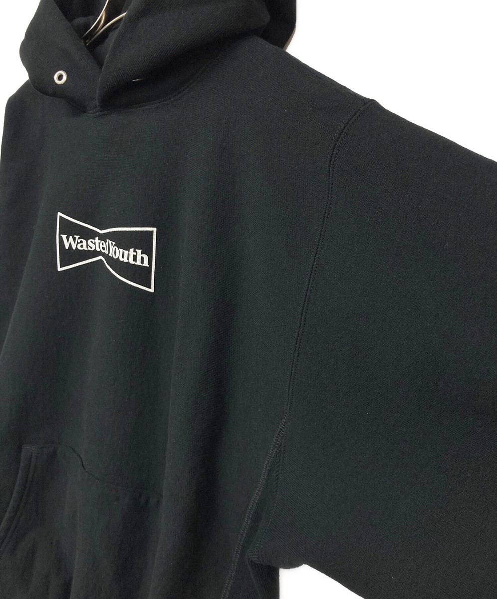 WASTED YOUTH Pullover hoodie/OTSUMO PLAZA Size: L Black Men WASTED YOUTH Pullover hoodie/OTSUMO PLAZA Size: L Black Men