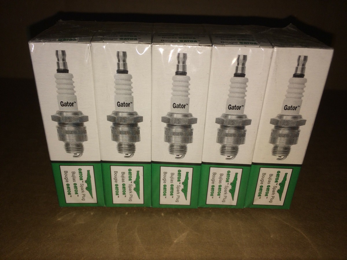10-Pack Oregon Gator Spark Plug- Replaces NGK BPM6F Champion DJ7Y