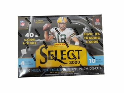 Panini Select 2020 NFL Mega Box - Purple Prizm Die-Cuts (40 Cards)