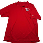 Nike Fresno State Bulldogs Dri-Fit Polo Shirt Men Xl Red Embroider Logo Football