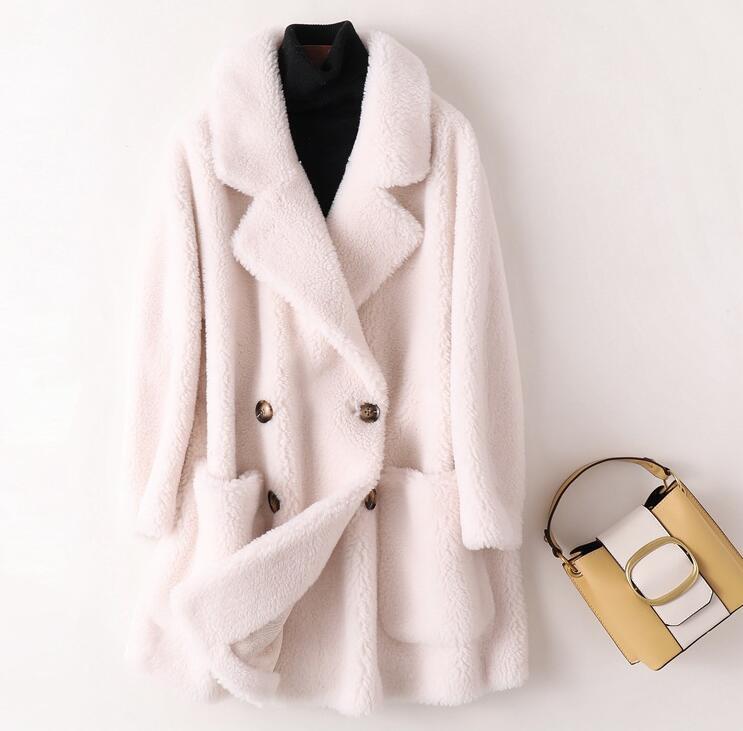 Women's Retro Suede Fashion Hot Lamb Wool All-in-one Coats main image 1