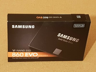 Samsung 860 EVO 500GB (MZ-76E2T0) (Interne SSD) (2,5'') 5 Jahre Garantie/300TBW-A