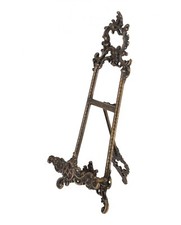 Fotoständer flaches Bild Messing antik Barock 33 cm mittlere Größe