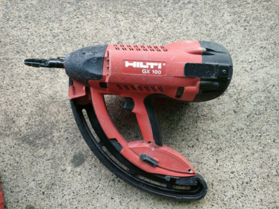 Hilti GX-100 Gas Nail Gun Fastening Tool with Box Used Tested 