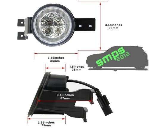 Mini Cooper S R53 Gen 1 LED Halo Side Light Ring and Turn Signal, (01-06) CLEAR - Picture 2 of 3