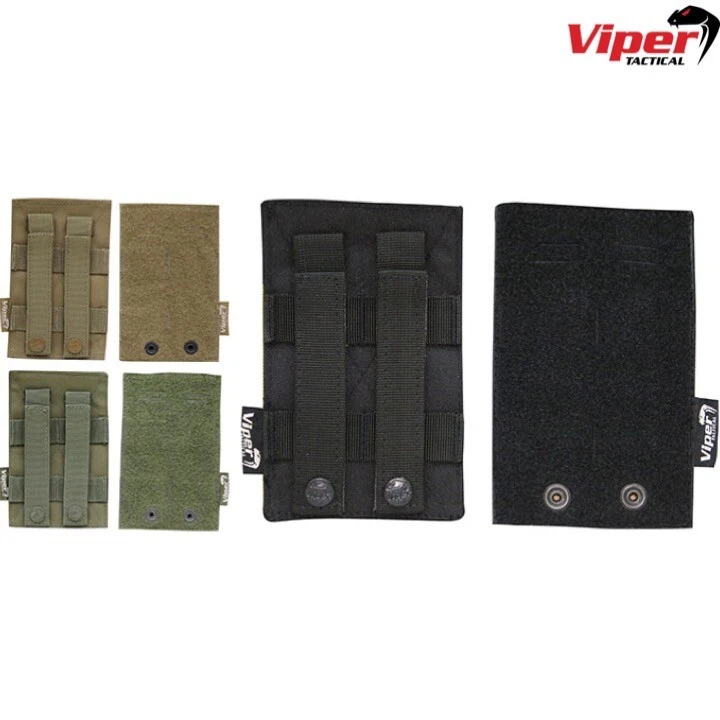 VIPER TACTICAL PANEL AJUSTABLE VÍBORA x2 GANCHO Y BUCLE MOLLE FIJACIÓN | PARCHE DE IDENTIFICACIÓN DE ADMINISTRADOR | AIRSOFT