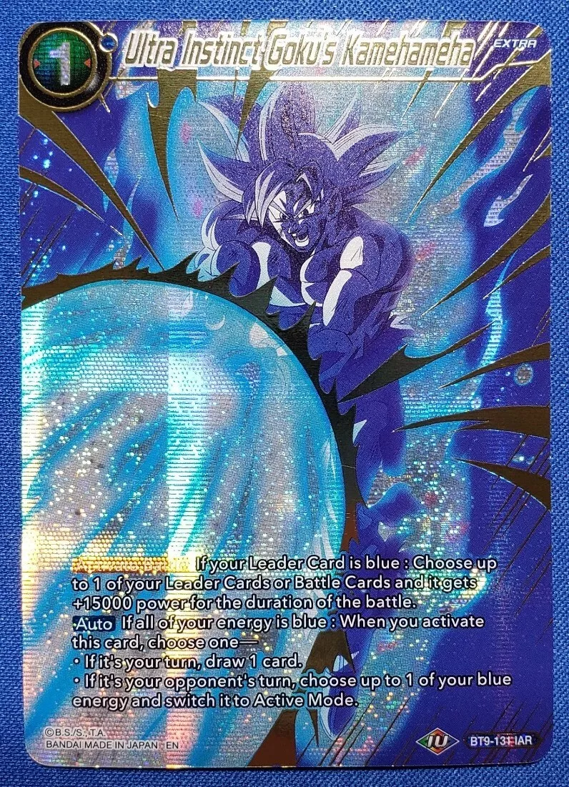 ALT ART FOIL - Ultra Instinct Goku's Kamehameha - IAR Dragon Ball Super  NM/M