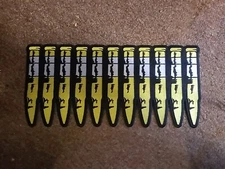 Bullet Belt Back Patch 6" x 12" Leather Jacket