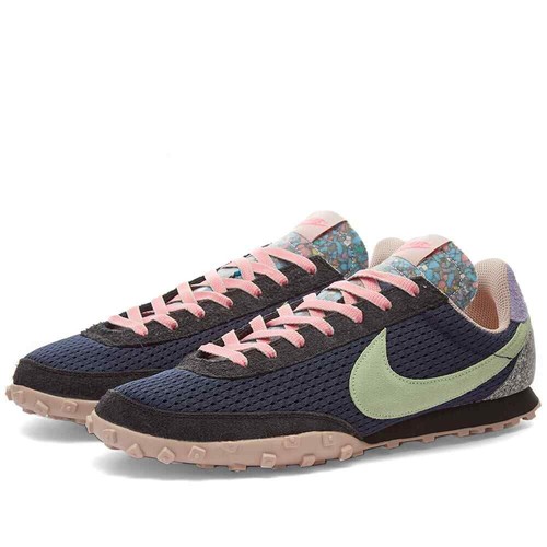 nike waffle racer navy blue