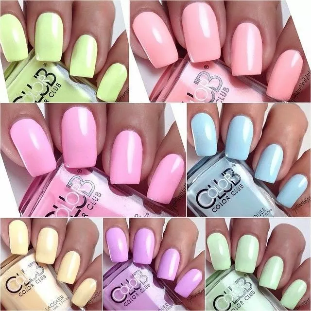 Pastel Neon Nails!