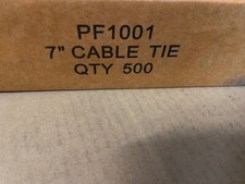 500 PACK 7 INCH ZIP TIES NYLON BLACK 50 LBS UV WEATHER RESISTANT WIRE CABLE