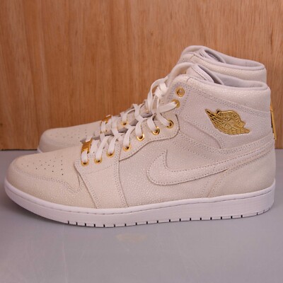 Size 14 Nike Air Jordan 1 Retro High OG Pinnacle 2015 Mens White