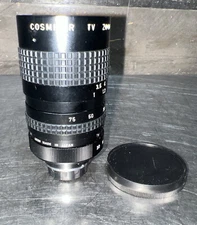 Cosmicar TV Zoom Lens No 61087 From Kodak Motion Corder Analyzer SR-ULTRA  PS110