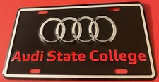 Audi State College Booster License Plate
