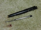  30 Caliber Bolt Action Pen / Black Body with Gun Metal finish / Parker Refill — photo 4