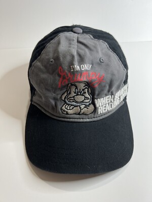 Disney Parks ''I'm Only GRUMPY When Someone's Reading My Hat'' Adjustable Hat Cap