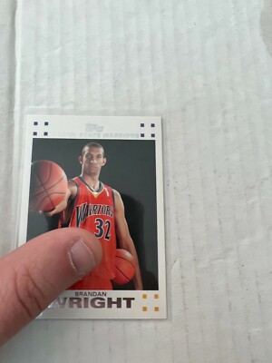 Brandan Wright 2007-08 Retail Factory Set Rookie White Card #8 Of 14