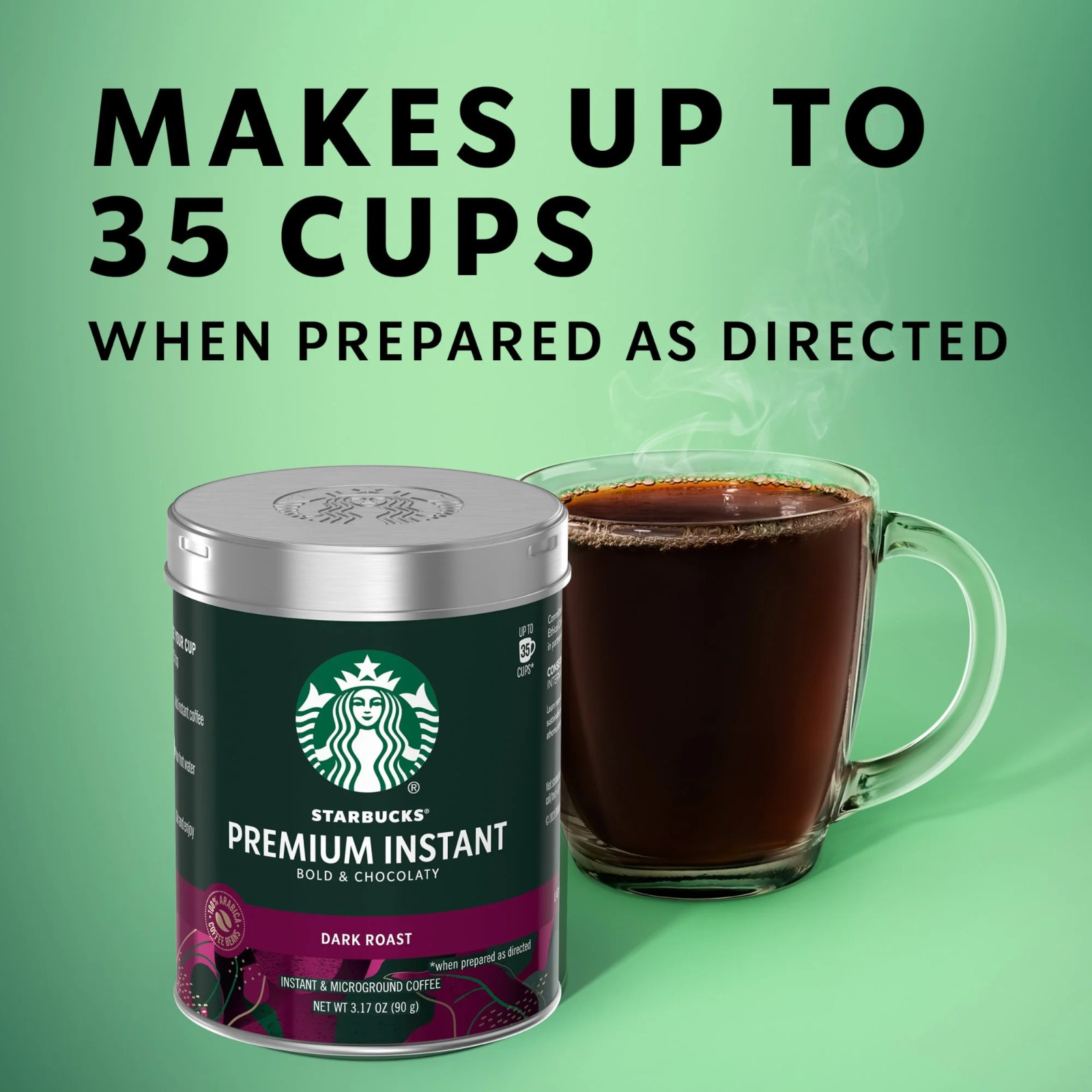 Starbucks Premium Dark Roast Instant Coffee, 3.17 oz Falak Tayyeb
