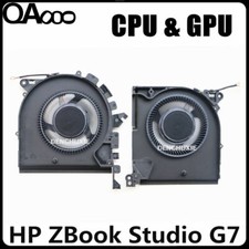 LAPTOP CPU GPU FAN FOR HP ZBook Studio G7 CPU COOLING FAN