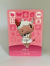 Merengue  285 Animal Crossing Amiibo Card Horizon Series 3 Japanese MINT