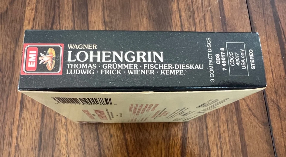 Wagner's Lohengrin, Classical Music, 3 CDs EMI Records, Vienna Philharmonic, VG+ - Image 2 of 4