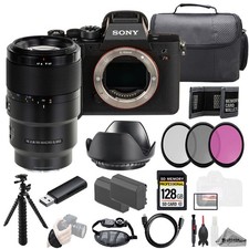 Sony a7R IVA  FE 90mm f/2.8 Macro G OSS Lens 128GB  Ext Bat 3 PC Filter- Kit
