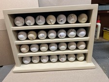 28 SMALL SHELF OR DESK LOGO GOLF BALL DISPLAY CASE New