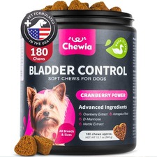 Dog UTI Treatment Dog Cranberry Supplement for Bladder Kidney Health Urinary Tra