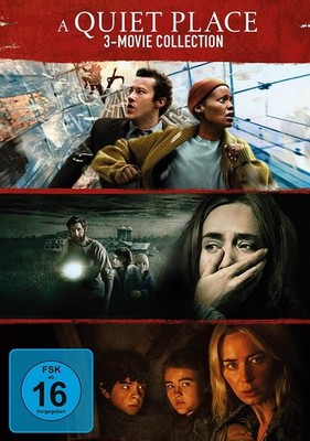 A Quiet Place Teil 1+2+3 (Tag Eins) - 3 Filme # DVD-NEU