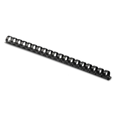 Fellowes Plastic Binding Combs 3/8'' Black 100-Pack for Document Binding