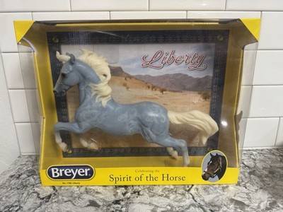 Breyer Horse #1780 LIBERTY 2017 B & M Denim Blue Silver Limited Edition NIB