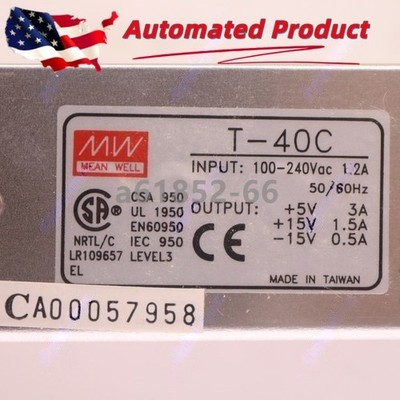 One For MEAN WELL New T-40C 5V3A 15V15A-15V05A Output Switching Power Supply