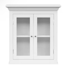 Teamson Home Madison 7046 VN 20  W x 24  H x 7  D Removable Wall Cabinet White