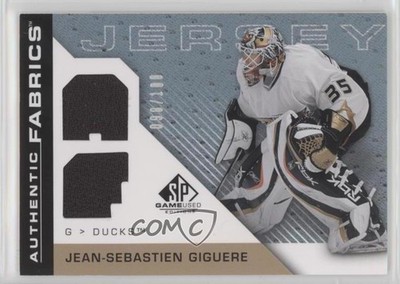2007 SP Game Used Edition Authentic Fabrics Rainbow Jean-Sebastien Giguere je2
