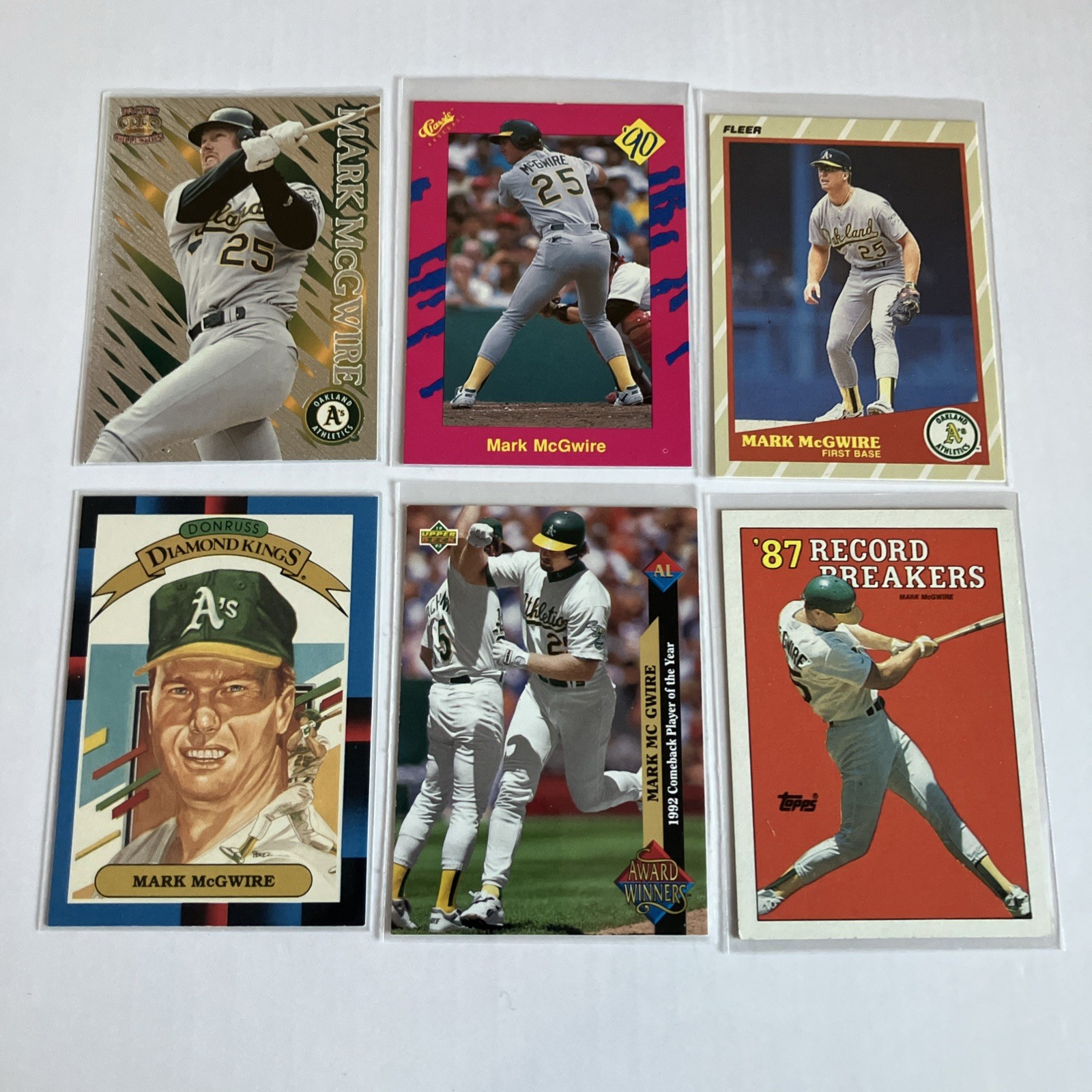 Mark McGwire 6 Card Lot
