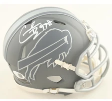 NFL CORNELIUS BENNETT BUFFALO BILLS SIGNED AUTOGRAPHED “slate” MINI HELMET JSA