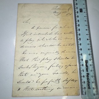 Henry Pelham Clinton 4th Duke Newcastle 4p ALS Autograph Letter 1831 Re Play
