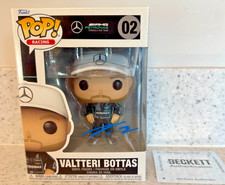 Valtteri Bottas Signed Autographed Mercedes F1 Funko Pop 02 Beckett COA G1N