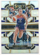 CELESE TAYLOR 2024 PANINI SELECT CONCOURSE SILVER PRIZM #16 RC ROOKIE BASKETBALL