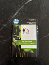 HP 65 2pack Combo Ink Cartridges 65 Black and Color NEW GENUINE