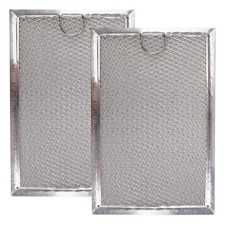 Professional 2 Pack WB06X10309 Microwave Oven Aluminum Mesh Grease Filter For GE