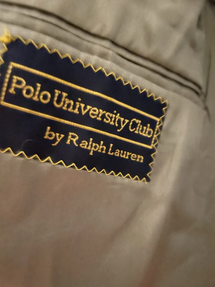 Vintage Ralph Lauren England Plaid  Wool Blazer Jacket Preppy Polo Jacket 44 - Image 3 of 4