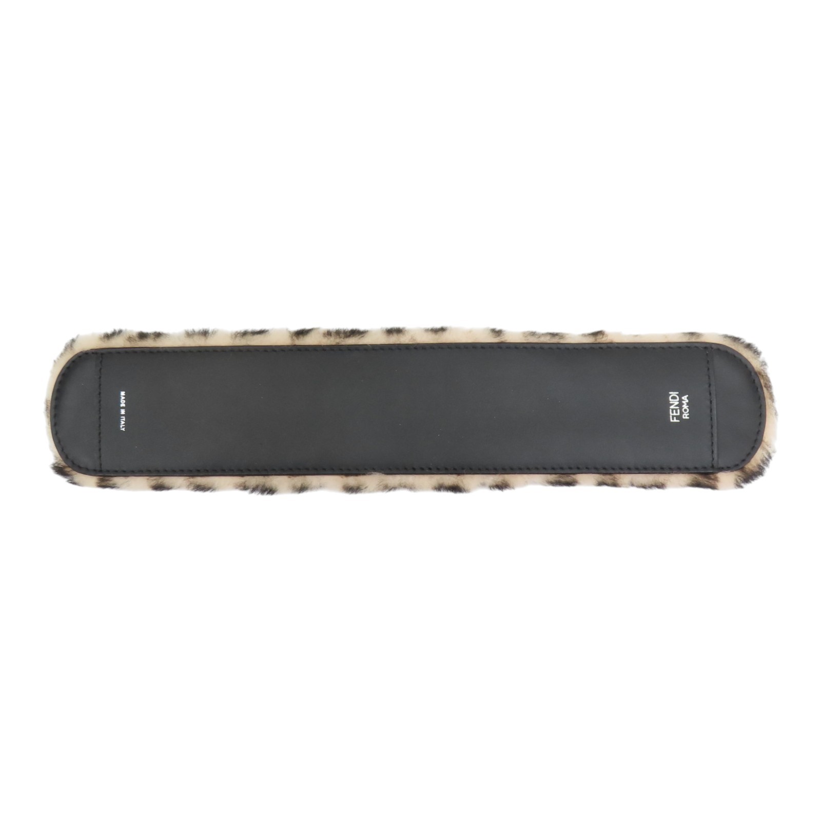 FENDI Strap You Zucca Shearling Strap Cover Black Beige image 2