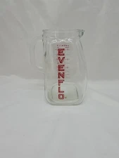 4 Cup Evenflo Measuring Glass Baby Formula Milk Jug Pitcher Jar Vintage 50’s USA