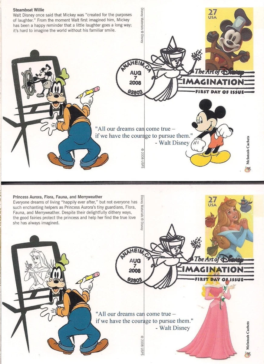 First Day of Issue Disney United States Stamps for sale | eBay