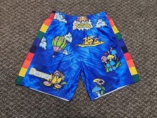 Mitchell Ness Denver Nuggets Shorts Mens Large Hardwood Classics Graphic NWOT