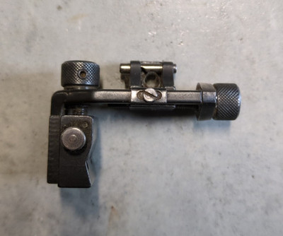 Vintage Armstrong Dual-Range Rear Receiver Sight for Unknown Rifle
