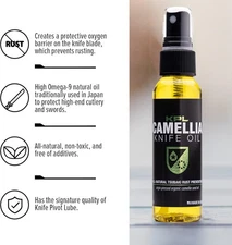 Knife Pivot Lube – Camellia Knife Oil for Blades – Tsubaki, Honing Oil for C
